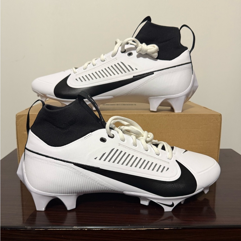Nike Vapor Edge Pro 360 2 TB Football Cleats White Black FN7759-100 Men Sizes